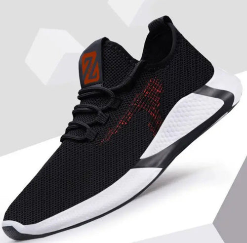Chaussures de course homme – Noir/Rouge
