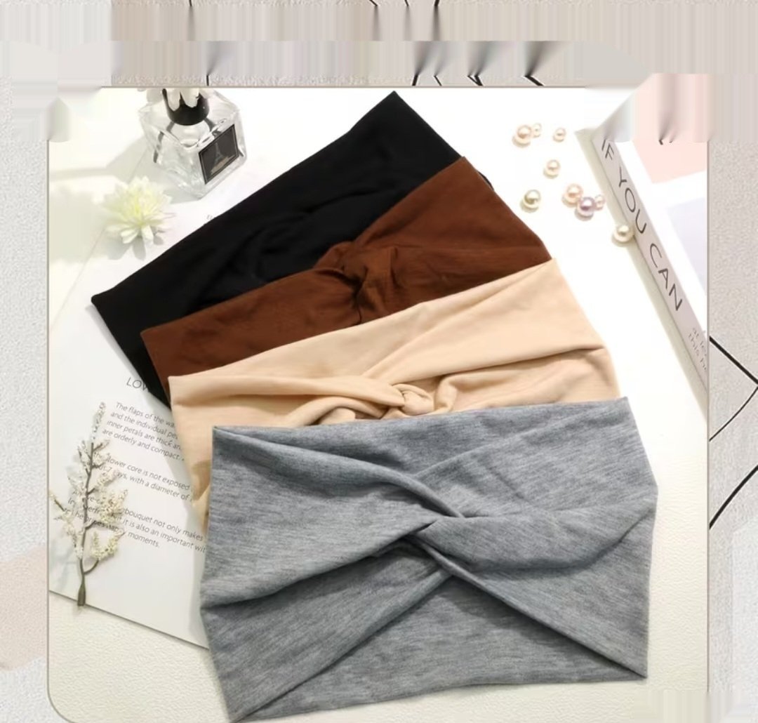 Bandeau large croisé pour femme