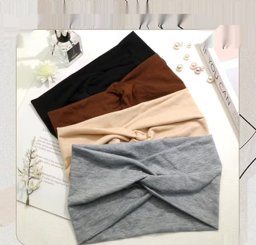 Bandeau large croisé pour femme
