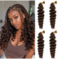 Extensions à tresser bouclées spirale (French curl) — lot de 4 paquets