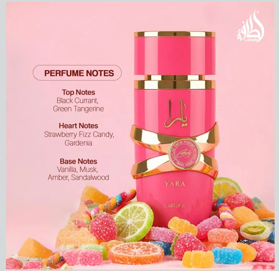 Eau de parfum yara candy pour femme 100 ml