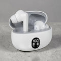 Ecouteurs bluetooth 5.4 stéréo avec basses réduction du bruit